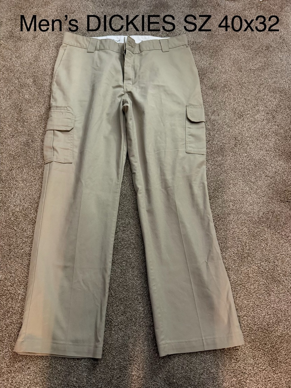 Dickies Men’s Tan Cargo Pants - Workwear Style